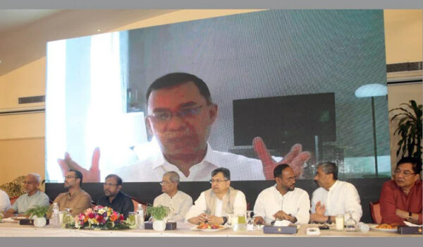 বিএনপিকে মিডিয়া ট্রায়ালের মুখোমুখি করা হচ্ছে: তারেক রহমান